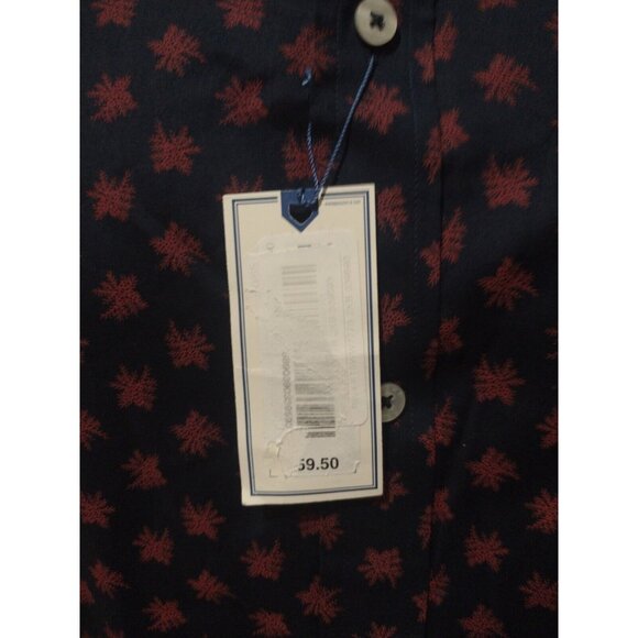 Rowm Big Men’s Blue Red Long Sleeve Casual Floral Shirt Size 2XB New MSRP $59 - Picture 3 of 14